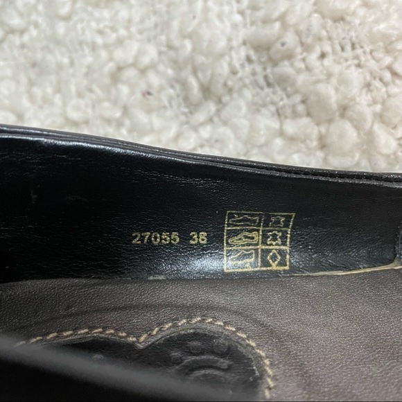 VERA Pelle Khrio Black Leather Mary Jane Style 7.5 - Picture 7 of 8